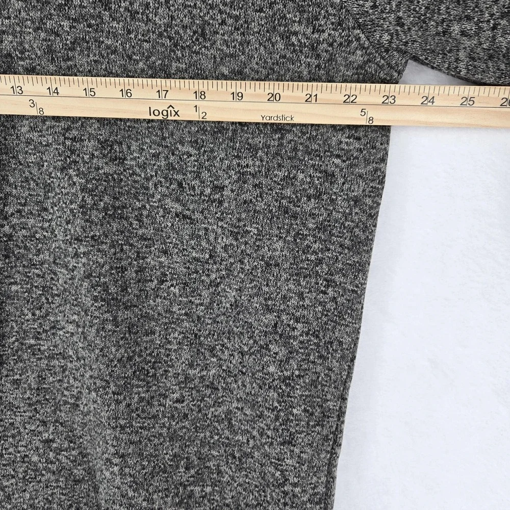 Eddie Bauer Pullover Sweater Mens XL Gray Radiator Fleece Mock Neck Snap Outdoor - Picture 5 of 11
